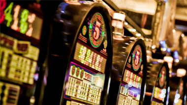 row of classic slot machines